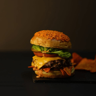 Flaming Nacho Burger – Smashed Beef