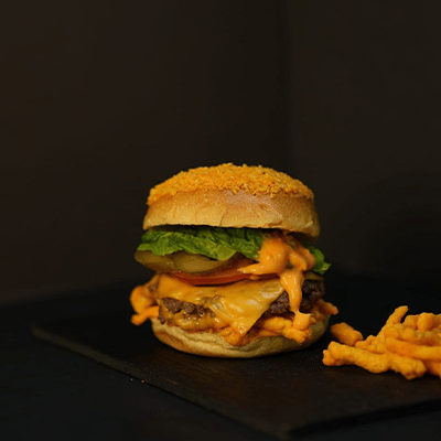 Volcano Cheese Burger – Smashed Beef