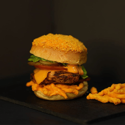 Volcano Cheese Burger